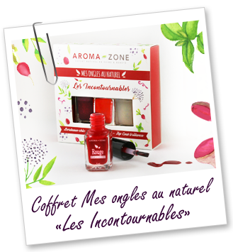 Coffret vernis à ongles naturels Aroma-Zone Coffret vernis à ongles naturels Aroma-Zone