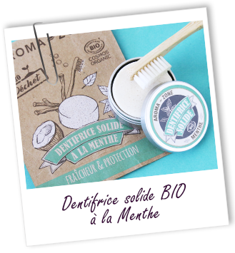 Dentifrice solide BIO à la Menthe Dentifrice solide BIO à la Menthe
