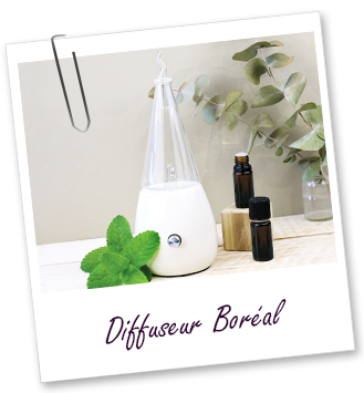 Diffuseur d'huiles essentielles par nébulisation Boréal