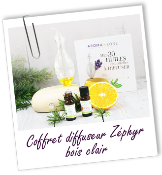 Coffret diffuseur électrique Zéphyr Aroma-Zone Coffret diffuseur électrique Zéphyr Aroma-Zone