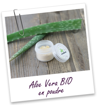 Actif cosmétique Poudre d'Aloe vera BIO Aroma-Zone