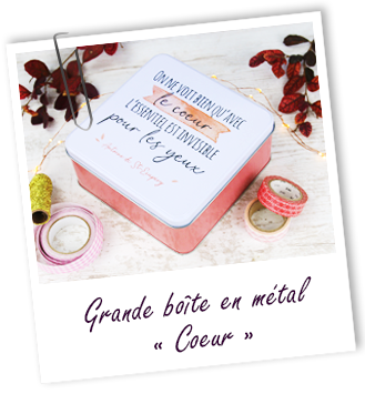 Boîte en métal AVEC LE CŒUR Aroma-Zone Boîte en métal AVEC LE CŒUR Aroma-Zone