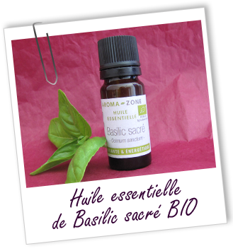 Huile essentielle Basilic sacré BIO Aroma-Zone Huile essentielle Basilic sacré BIO Aroma-Zone