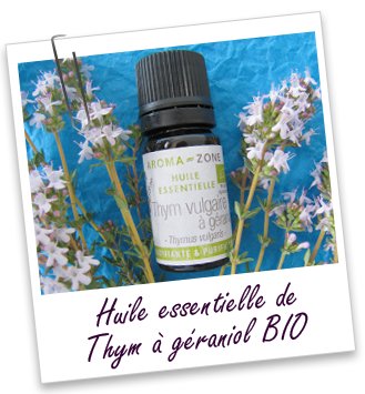 Huile essentielle Thym à géraniol BIO Aroma-Zone Huile essentielle Thym à géraniol BIO Aroma-Zone