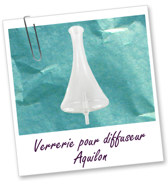 Verrerie pour diffuseur Aquilon Aroma-Zone Verrerie pour diffuseur Aquilon Aroma-Zone