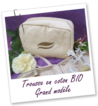 Trousse en coton Bio (grand modèle) Aroma-Zone Trousse en coton Bio (grand modèle) Aroma-Zone