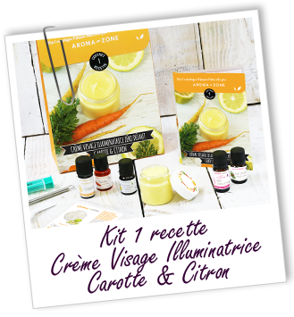 Coffret cosmétique maison Crème visage illuminatrice Zéro défaut Carotte & Citron Aroma-Zone Coffret cosmétique maison Crème visage illuminatrice Zéro défaut Carotte & Citron Aroma-Zone