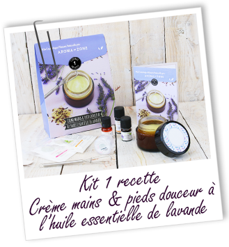 Coffret cosmétique maison Crème mains et pieds Douceur à la Lavande Coffret cosmétique maison Crème mains et pieds Douceur à la Lavande