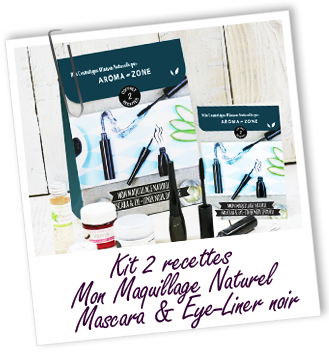 Coffret cosmétique maison Mon maquillage naturel - Mascara & Eye-liner noir intense Aroma-Zone Coffret cosmétique maison Mon maquillage naturel - Mascara & Eye-liner noir intense Aroma-Zone