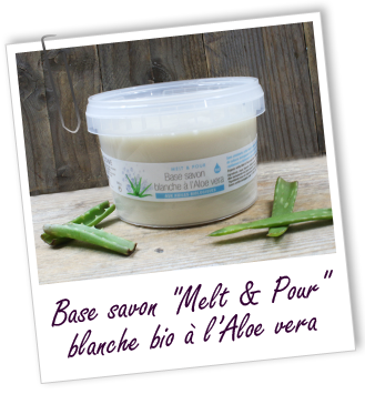 Base Melt & Pour blanche à l'Aloe vera Aroma-Zone Base Melt & Pour blanche à l'Aloe vera Aroma-Zone