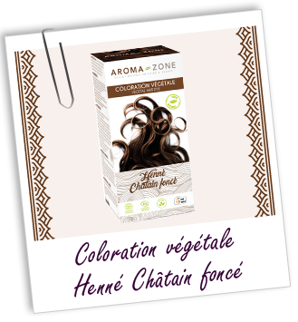 Coloration végétale henné Châtain foncé BIO Coloration végétale henné Châtain foncé BIO