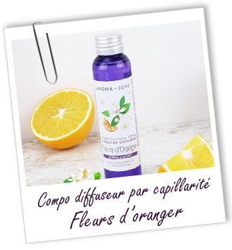 Composition pour diffuseur par capillarité FLEURS D'ORANGER Aroma-Zone Composition pour diffuseur par capillarité FLEURS D'ORANGER Aroma-Zone