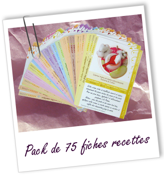 Pack de 75 Fiches recettes - Exclu Aroma-Zone