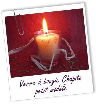 Verre à bougie Verre à bougie