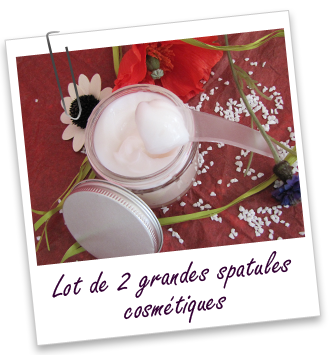 Spatules cosmétiques grand format (lot de 2) Aroma-Zone Spatules cosmétiques grand format (lot de 2) Aroma-Zone