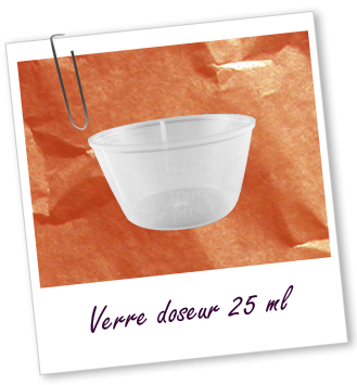 Verre doseur 25 ml Aroma-Zone Verre doseur 25 ml Aroma-Zone