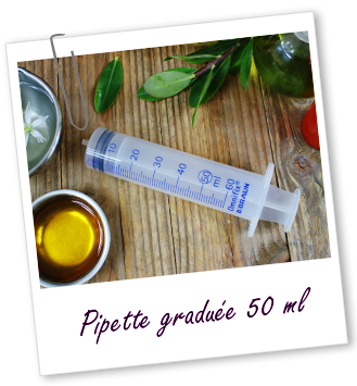 Pipette graduée de 50 ml vendue seule Aroma-Zone Pipette graduée de 50 ml vendue seule Aroma-Zone
