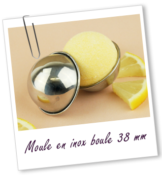 Moule en inox boule 38 mm Aroma-Zone Moule en inox boule 38 mm Aroma-Zone