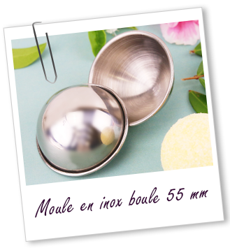 Moule en inox boule 55 mm Aroma-Zone Moule en inox boule 55 mm Aroma-Zone