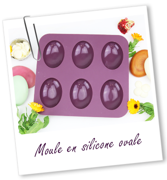 Moule en silicone ovale Aroma-Zone