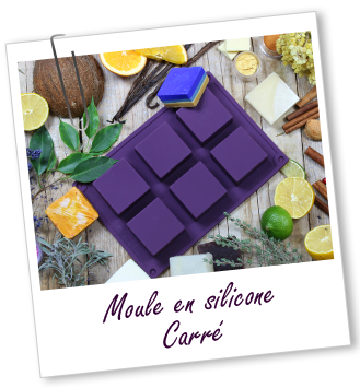 Moule en silicone Carré Aroma-Zone Moule en silicone Carré Aroma-Zone