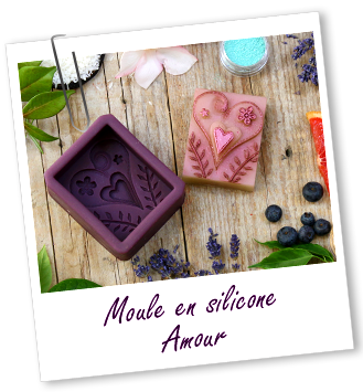 Moule en silicone Amour Aroma-Zone Moule en silicone Amour Aroma-Zone