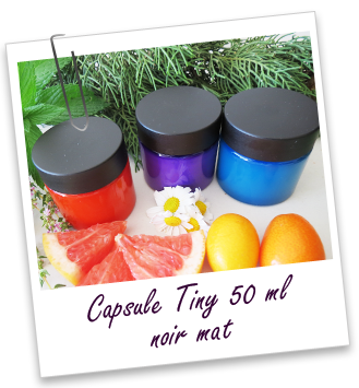 Capsule TINY noir mat Aroma-Zone Capsule TINY noir mat Aroma-Zone