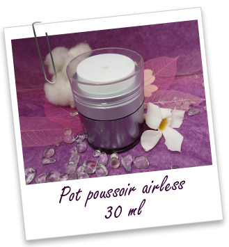 Pot poussoir airless 30 ml Aroma-Zone Pot poussoir airless 30 ml Aroma-Zone