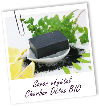Savon artisanal Charbon Détox BIO Savon artisanal Charbon Détox BIO