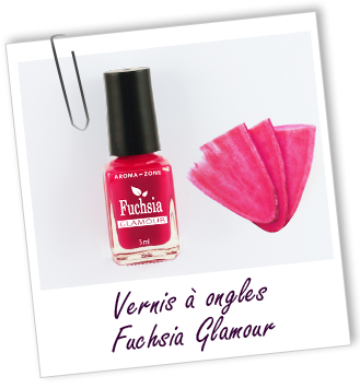 Vernis à ongles Fuchsia glamour Aroma-Zone Vernis à ongles Fuchsia glamour Aroma-Zone