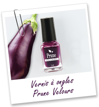 Vernis à ongles Prune velours Aroma-Zone Vernis à ongles Prune velours Aroma-Zone