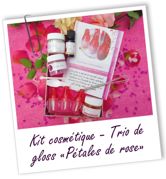 Kit cosmétique maison - TRIO DE GLOSS 