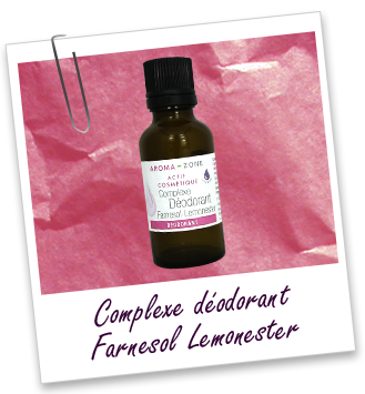 Actif cosmétique Complexe déodorant Farnesol - Lemonester Aroma-Zone Actif cosmétique Complexe déodorant Farnesol - Lemonester Aroma-Zone