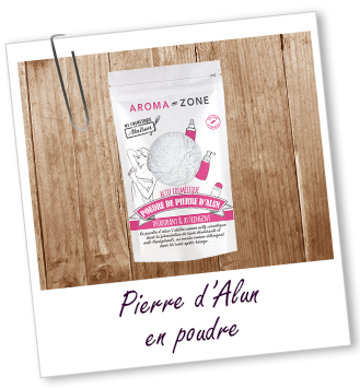 Actif cosmétique Pierre Alun poudre Aroma-Zone