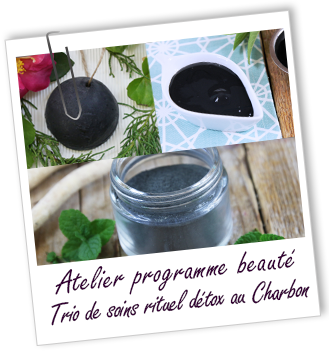Atelier Programme beauté - Trio de soins rituel détox au Charbon Atelier Programme beauté - Trio de soins rituel détox au Charbon
