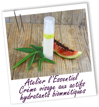 Atelier l'Essentiel - Crème visage aux actifs hydratants* & équilibrants