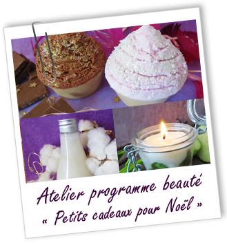 Atelier Programme beauté - PETITS CADEAUX POUR NOËL -187-188-189- Aroma-Zone