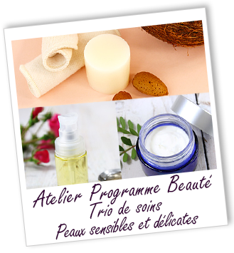 Atelier Programme beauté - Trio de soins peaux sensibles et délicates - Aroma-Zone