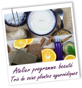 Atelier Programme beauté - TRIO DE SOINS CHEVEUX AUX PLANTES AYURVEDIQUES - Aroma-Zone Atelier Programme beauté - TRIO DE SOINS CHEVEUX AUX PLANTES AYURVEDIQUES - Aroma-Zone