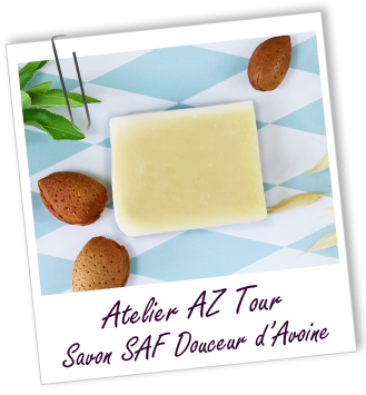 ATELIER AZ TOUR 2017 - Savon SAF Douceur d'Avoine ATELIER AZ TOUR 2017 - Savon SAF Douceur d'Avoine