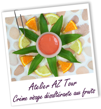 ATELIERS AZ TOUR - Crème visage désaltérante & éclat du teint aux fruits d'été ATELIERS AZ TOUR - Crème visage désaltérante & éclat du teint aux fruits d'été