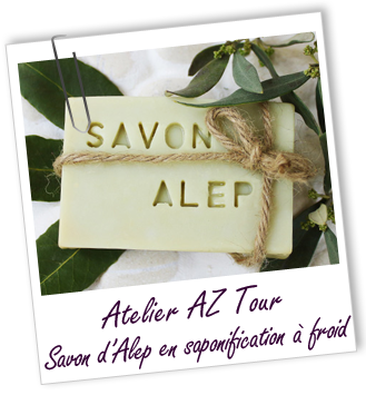 ATELIERS AZ TOUR - Savon d'Alep en saponification à froid ATELIERS AZ TOUR - Savon d'Alep en saponification à froid