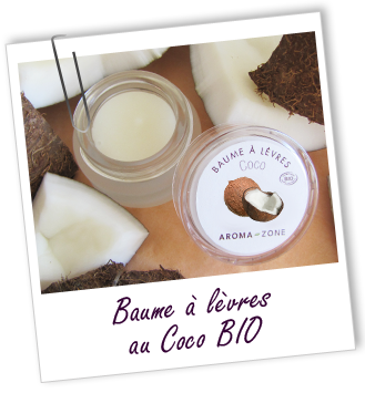 Baume à lèvres BIO au karité et à la COCO Aroma-Zone Baume à lèvres BIO au karité et à la COCO Aroma-Zone