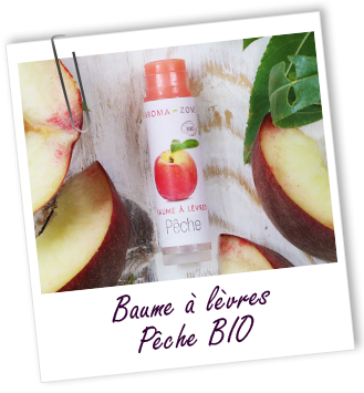 Baume à lèvres BIO Pêche Aroma-Zone Baume à lèvres BIO Pêche Aroma-Zone