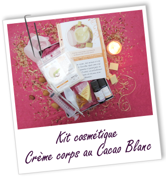 Kit cosmétique maison - CRèME CORPORELLE AU BEURRE DE CACAO BLANC Aroma-Zone