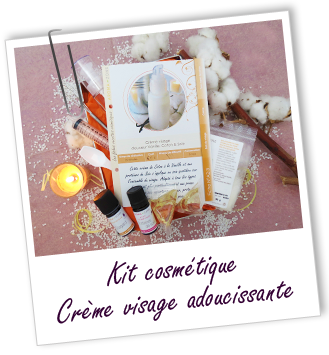 Kit cosmétique maison - CRèME VISAGE DOUCEUR VANILLE, COTON & SOIE Aroma-Zone