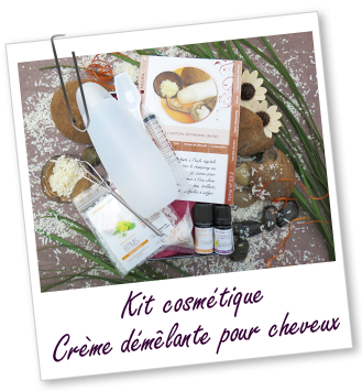 Kit cosmétique maison - CRèME CAPILLAIRE DéMêLANTE DES îLES Aroma-Zone