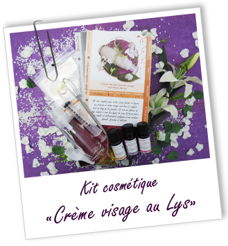 Kit cosmétique maison - CRÈME VISAGE ANTI-ÂGE AUX FLEURS DE LYS 2012 Aroma-Zone