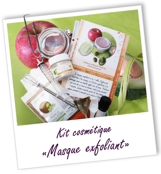 Kit cosmétique maison - MASQUE EXFOLIANT POMME, OLIVE & AVOCAT 2012 Aroma-Zone