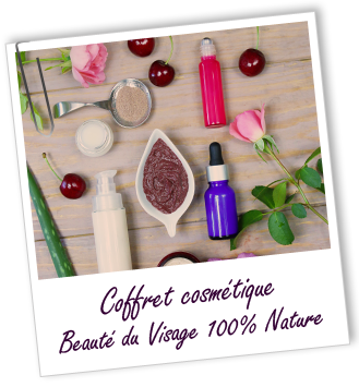 Coffret cosmétique maison Beauté du visage 100% Nature 2016 Aroma-Zone